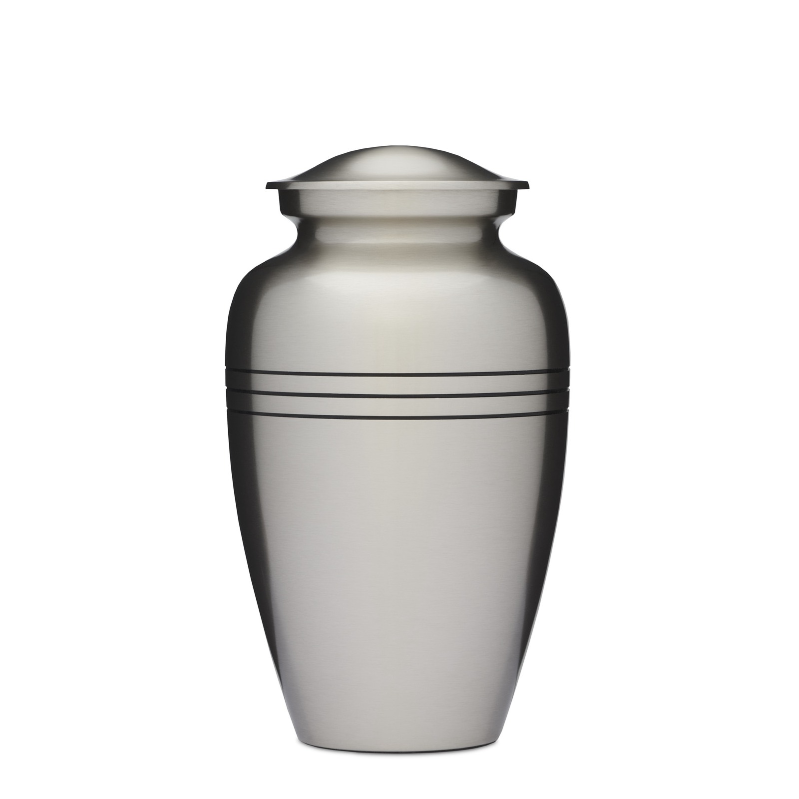 Funeral Cremation Urn for Ashes Classic Pewter
