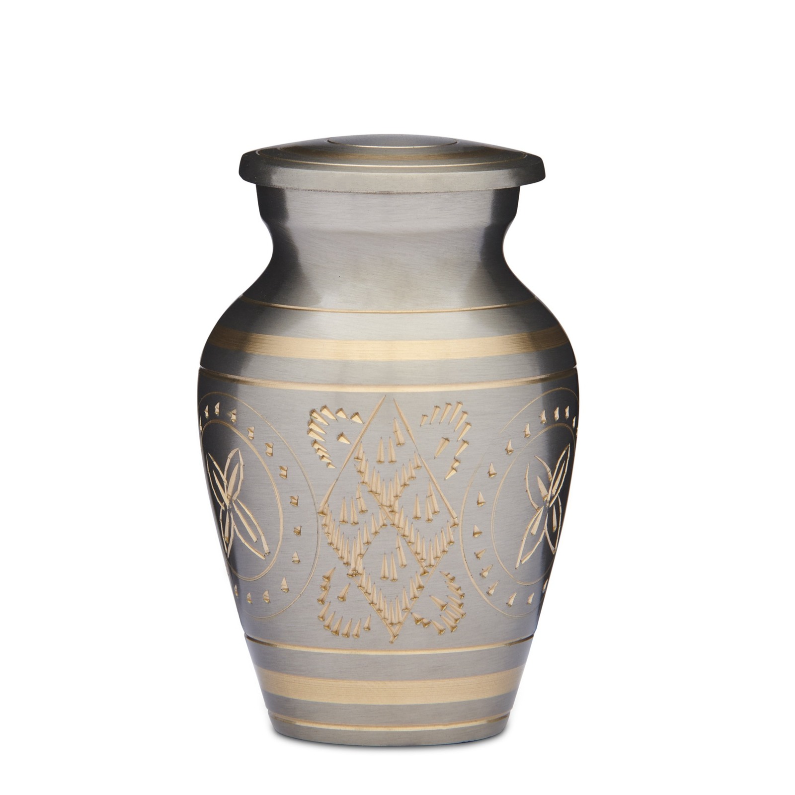 Keepsake Cremation Urns Platinum & Gold Keepsake Urn